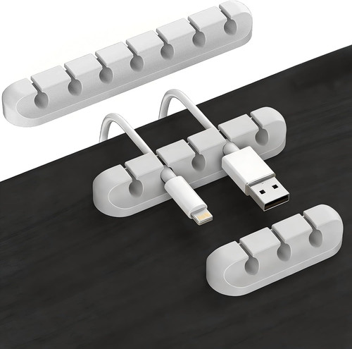 Silicone cord organizer clips - silicone,