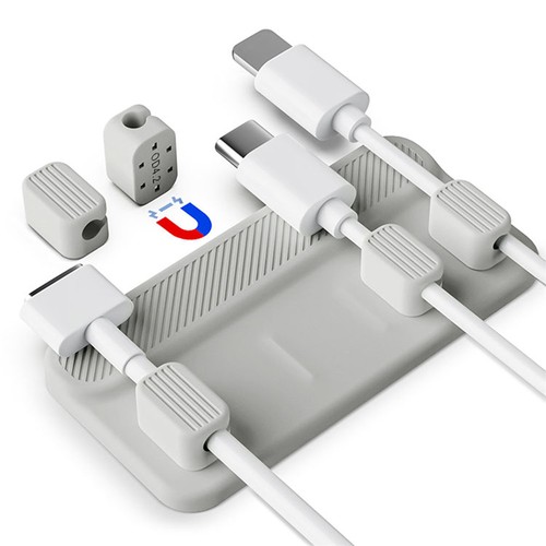 Magnetic cable clip organizer - clip,