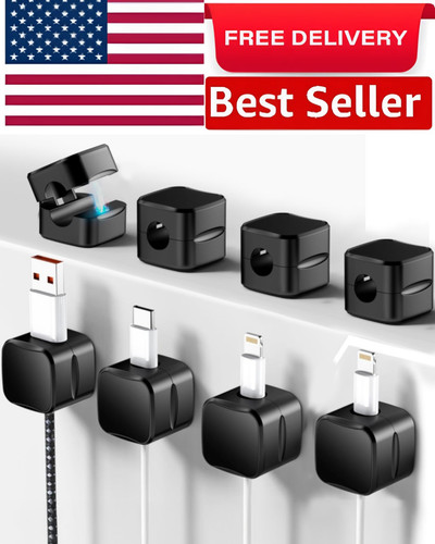 Magnetic cable clips pack - magnetic, clips,