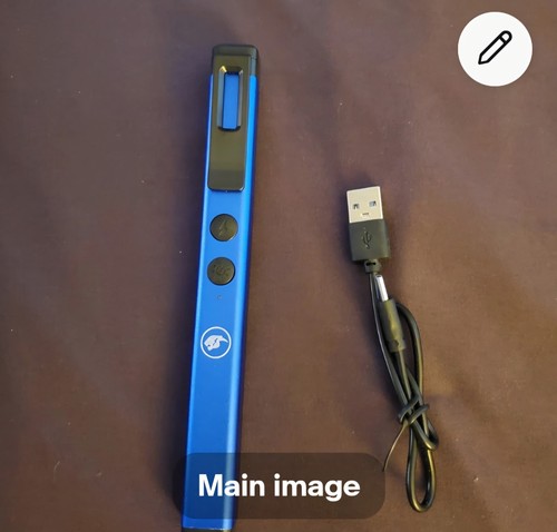 Blue usb rechargeable tazer - blue,