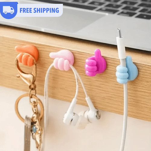 10x cable clip - organizer, hand