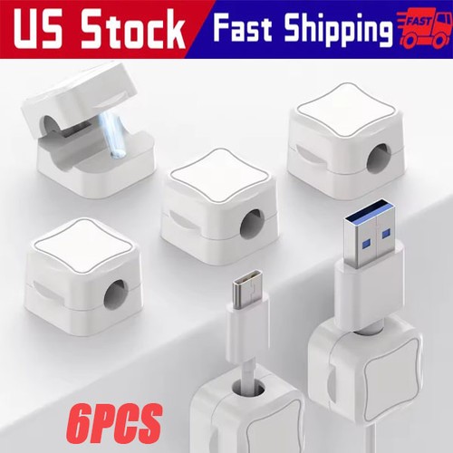 6pcs cable organizer - 6pcs, magnetic