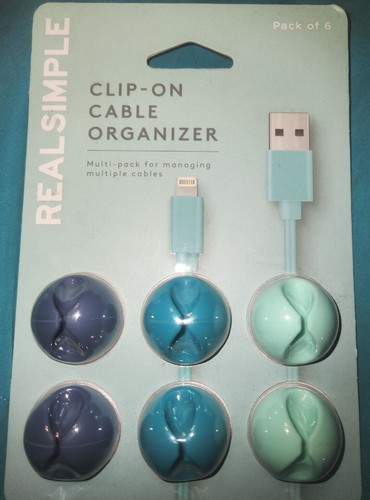 Clip cable desk organizer - clip-on,