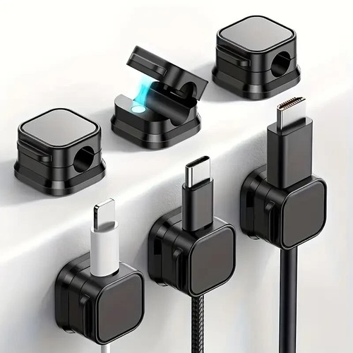 Pcs black adhesive magnetic - 6,
